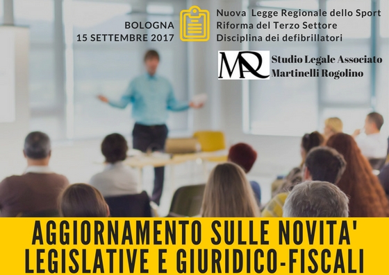 Seminario di aggiornamento sulle novità legislative e giuridico-fiscali